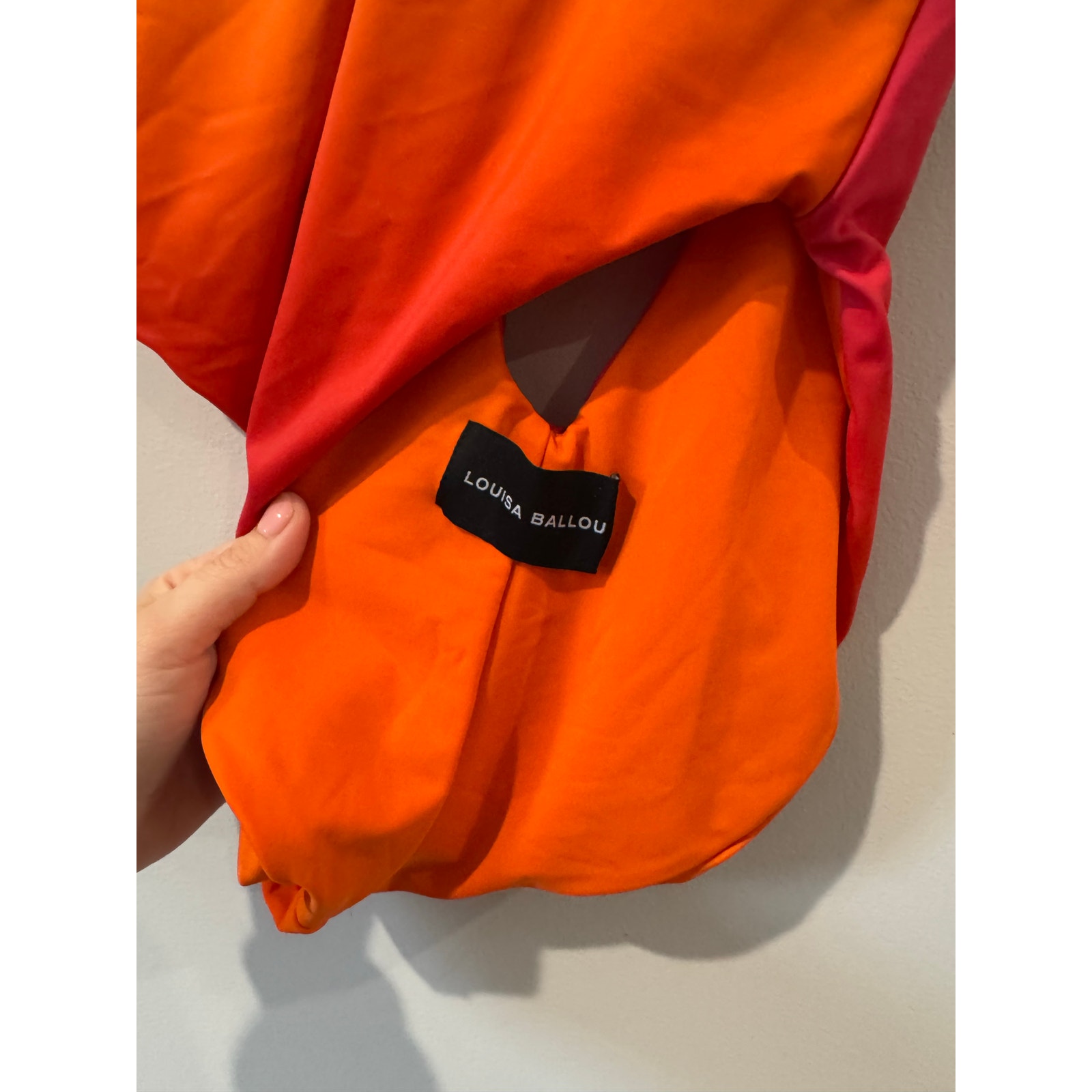 Louisa Ballou High Sea One Piece Swimsuit Gradient Pink Orange Size Xl, Euc — image 6 of 7